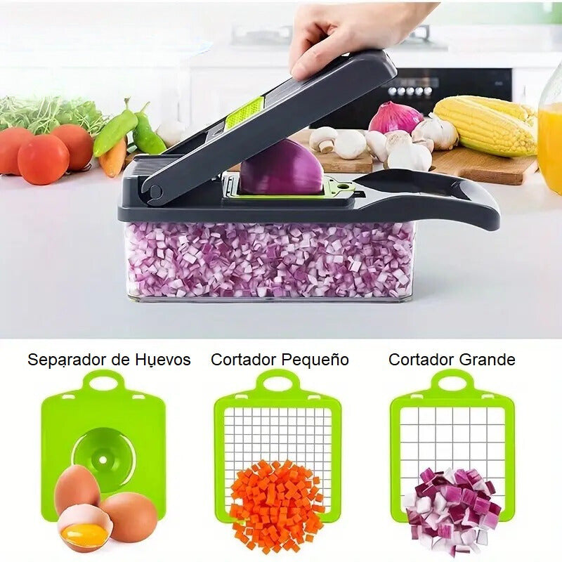 ¿Te Sientes Estresado Por No Tener Mucho Tiempo Para Cocinar? LA CORTADORA MULTIFUNCION ES PERFECTA PARA TI!