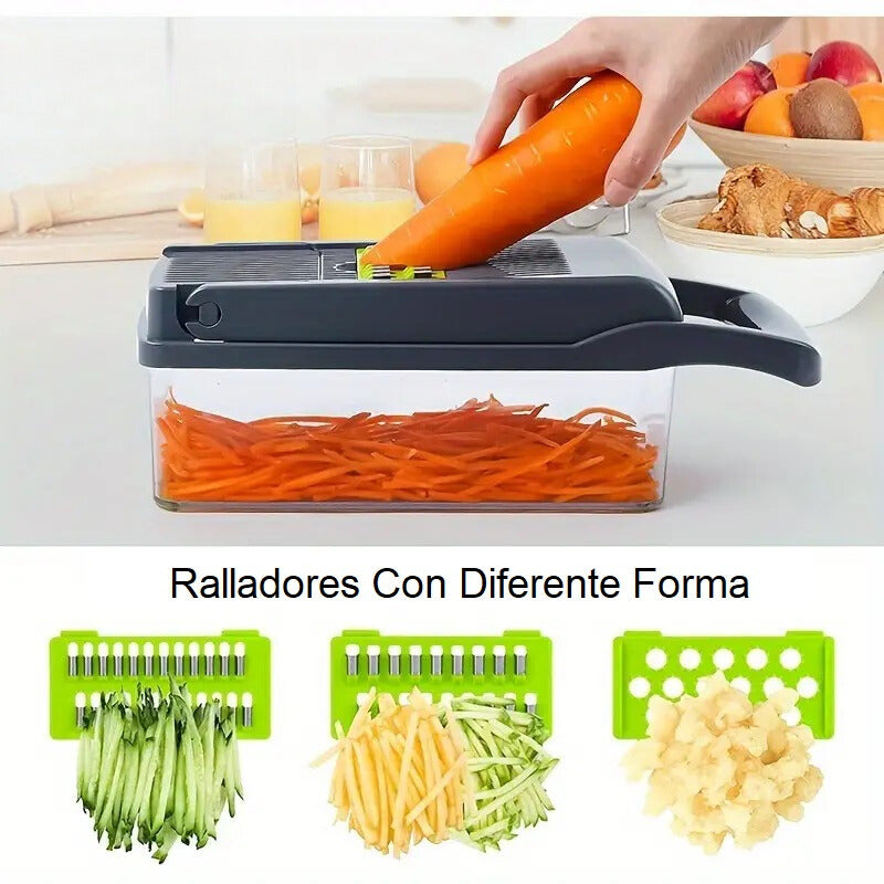 ¿Te Sientes Estresado Por No Tener Mucho Tiempo Para Cocinar? LA CORTADORA MULTIFUNCION ES PERFECTA PARA TI!